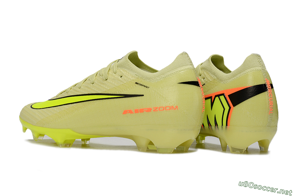 Unisex Nike Air Zoom Mercurial Vapor 16 Elite FG Football Boots - Brown/Yellow/Black 4