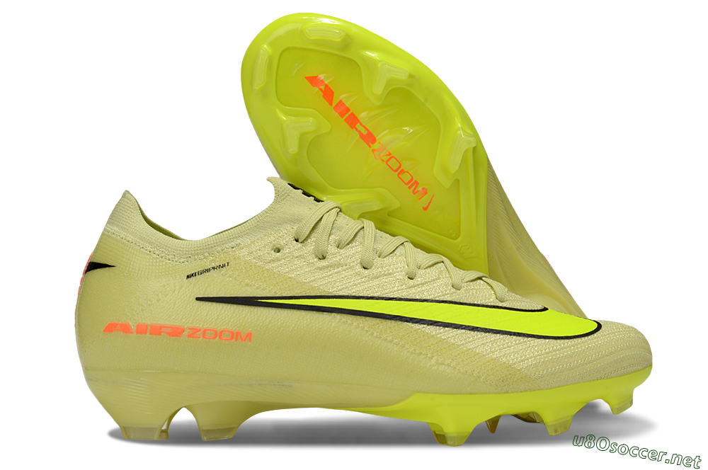 Unisex Nike Air Zoom Mercurial Vapor 16 Elite FG Football Boots - Brown/Yellow/Black 2