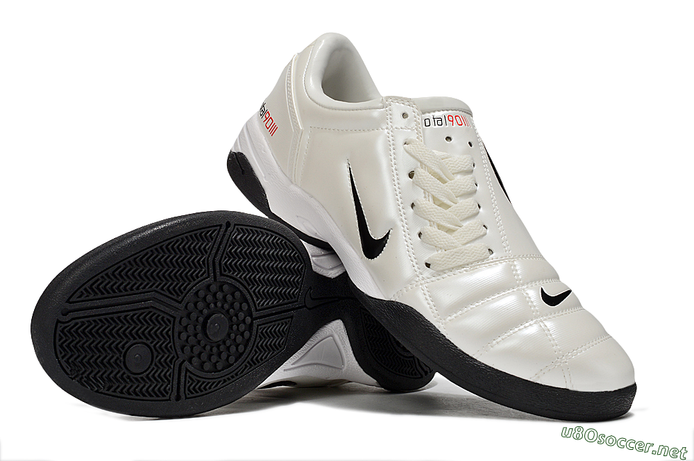 Men's Nike Total 90 II IC Football Shoes - Beige/Black/White 4