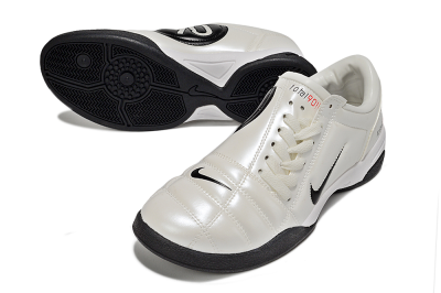Men's Nike Total 90 II IC Football Shoes - Beige/Black/White