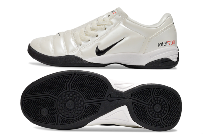 Men's Nike Total 90 II IC Football Shoes - Beige/Black/White