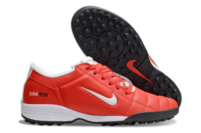Unisex Nike Total 90 II TF Football Shoes - Red/White/Black