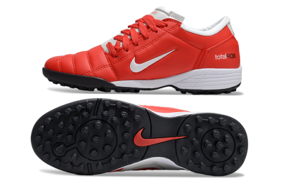 Unisex Nike Total 90 II TF Football Shoes - Red/White/Black