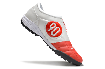 Unisex Nike Total 90 II TF Football Shoes - Red/White/Black
