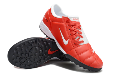 Unisex Nike Total 90 II TF Football Shoes - Red/White/Black