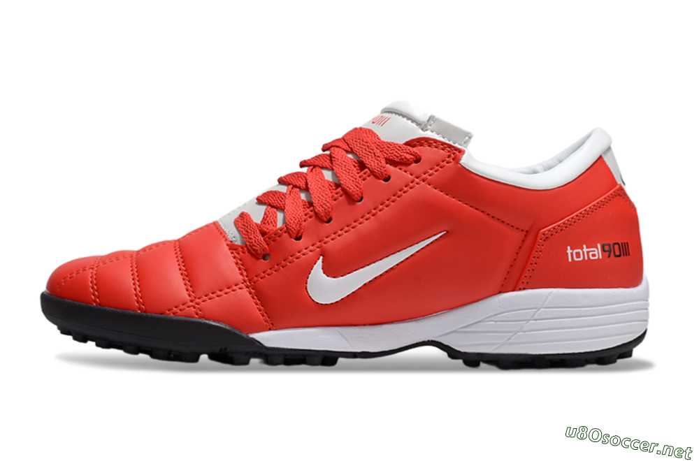 Unisex Nike Total 90 II TF Football Shoes - Red/White/Black 0
