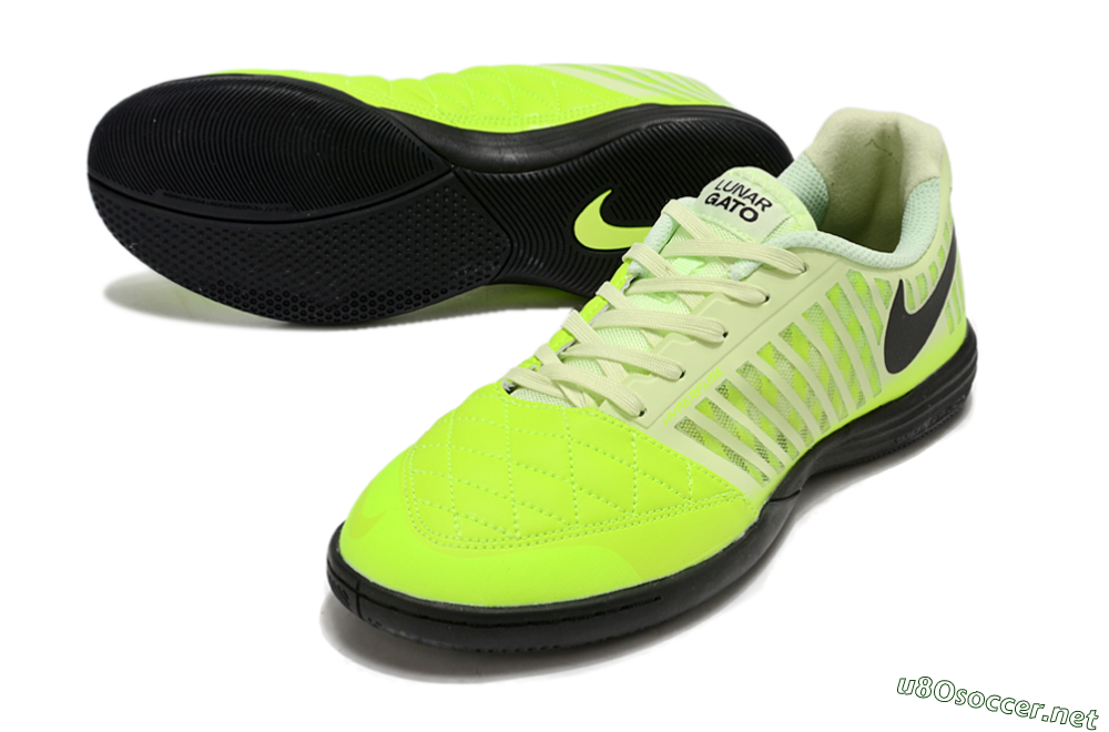 Unisex Nike Lunar Gato 2 IC Football Shoes - Yellow/Black 3