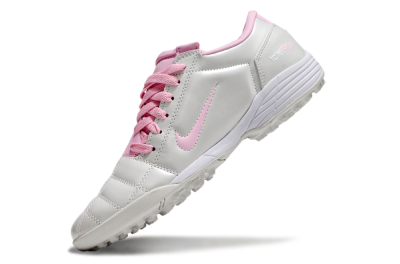 Unisex Nike Total 90 II TF Football Shoes - Beige/Pink/White