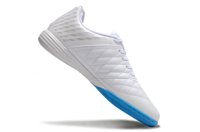 Unisex Nike Lunar Gato 2 IC Football Shoes - White/Blue