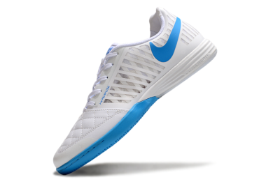 Unisex Nike Lunar Gato 2 IC Football Shoes - White/Blue