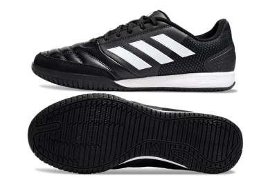 Men's Adidas Top Sala IC Football Shoes - Black/White