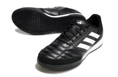 Men's Adidas Top Sala IC Football Shoes - Black/White