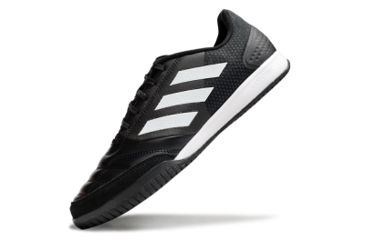 Men's Adidas Top Sala IC Football Shoes - Black/White