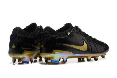 Men's Nike Tiempo Legend 10 Elite FG Football Boots - Black/Gold