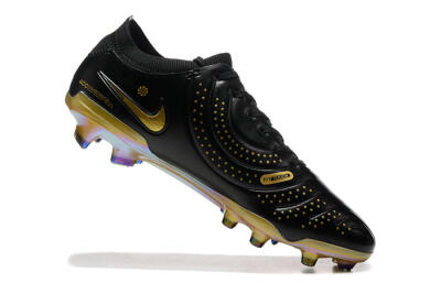 Men's Nike Tiempo Legend 10 Elite FG Football Boots - Black/Gold