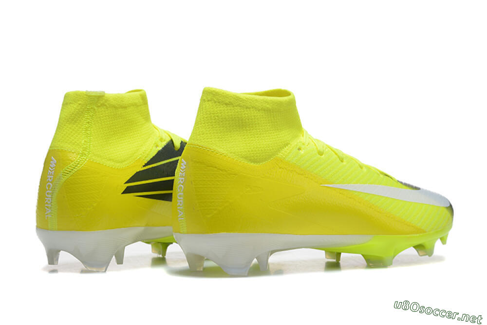 Men's Nike Air Zoom Mercurial Superfly 10 Elite FG Football Boots - Yellow/Black/White 9