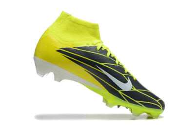 Men's Nike Air Zoom Mercurial Superfly 10 Elite FG Football Boots - Yellow/Black/White