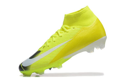 Men's Nike Air Zoom Mercurial Superfly 10 Elite FG Football Boots - Yellow/Black/White