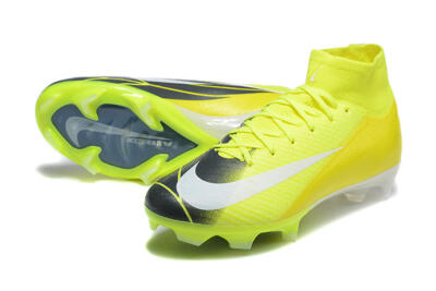 Men's Nike Air Zoom Mercurial Superfly 10 Elite FG Football Boots - Yellow/Black/White
