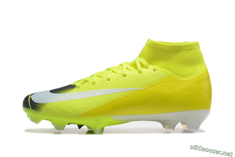 Men's Nike Air Zoom Mercurial Superfly 10 Elite FG Football Boots - Yellow/Black/White 0
