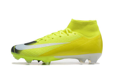 Men's Nike Air Zoom Mercurial Superfly 10 Elite FG Football Boots - Yellow/Black/White