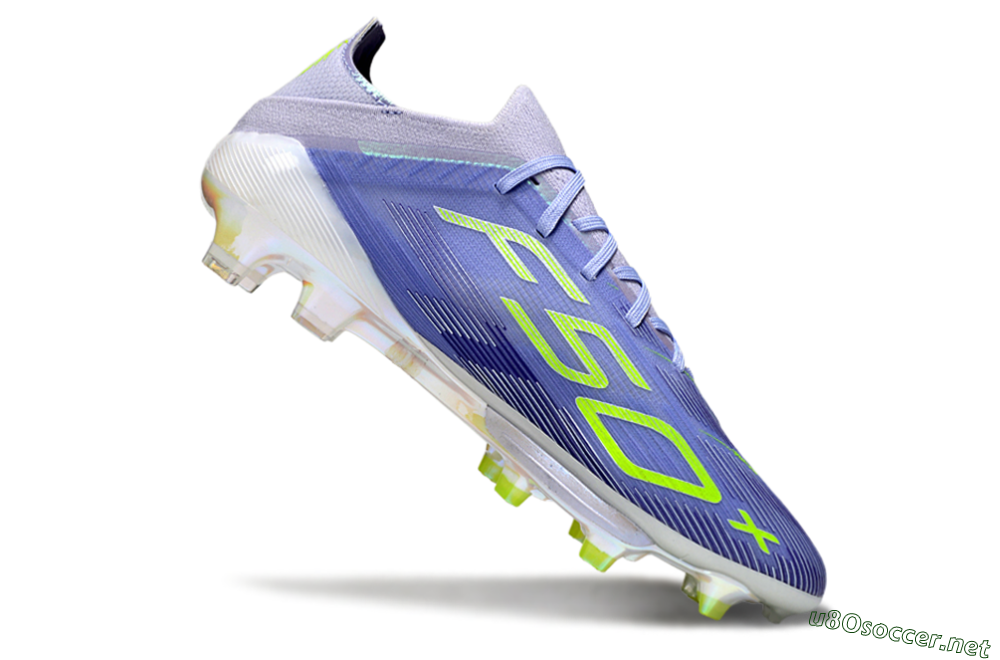 Men's Adidas F50+ Elite Lightstrike Pro FG Football Boots - Blue/Yellow 4