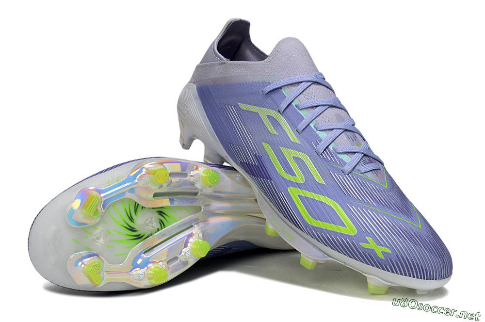 Men's Adidas F50+ Elite Lightstrike Pro FG Football Boots - Blue/Yellow 3