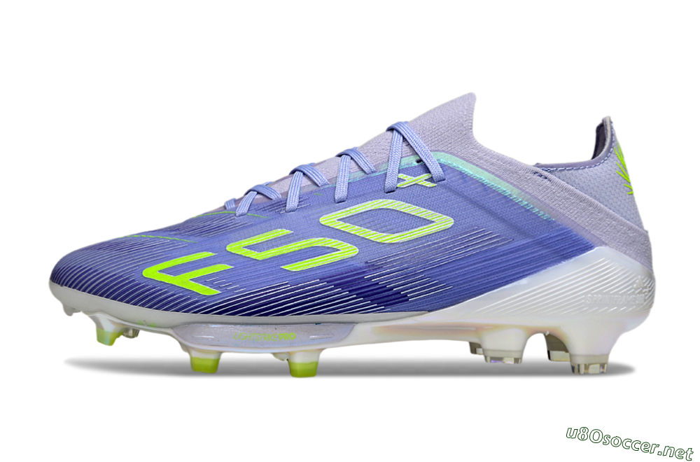 Men's Adidas F50+ Elite Lightstrike Pro FG Football Boots - Blue/Yellow 0