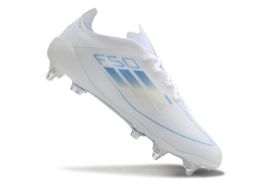 Men's Adidas F50 Elite SG Football Boots - White/Blue