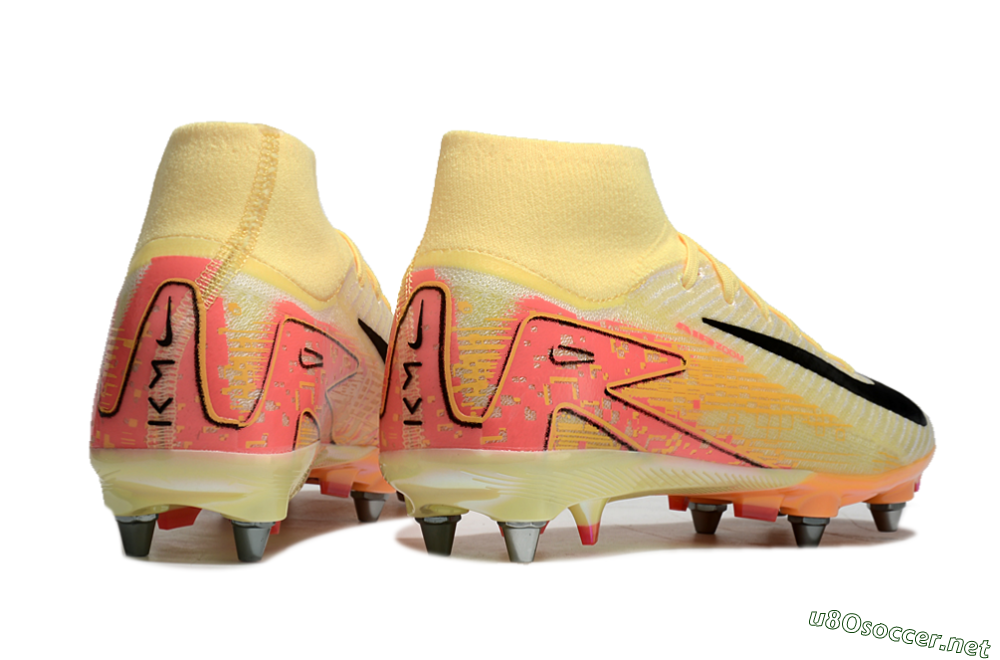 Men's Nike Air Zoom Mercurial Superfly 10 Elite SG Football Boots - Yellow/Black/Red 6