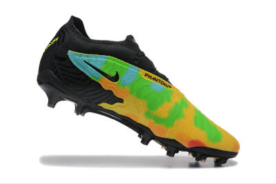 Men's Nike Phantom GX Elite FG Football Boots - Black/Rainbow