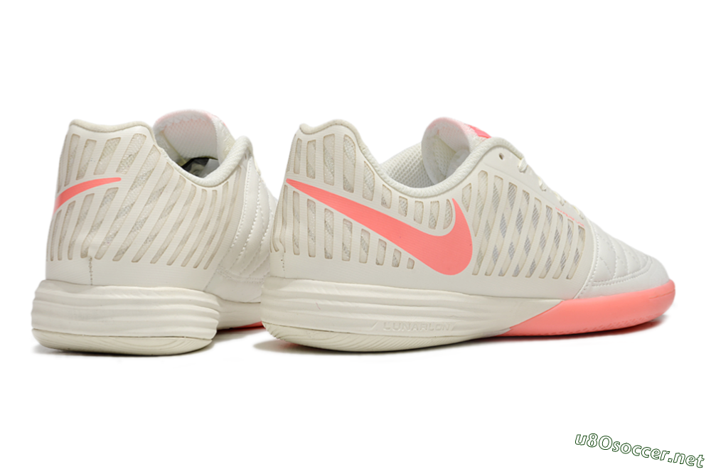 Unisex Nike Lunar Gato 2 IC Football Shoes - Beige/Red 6