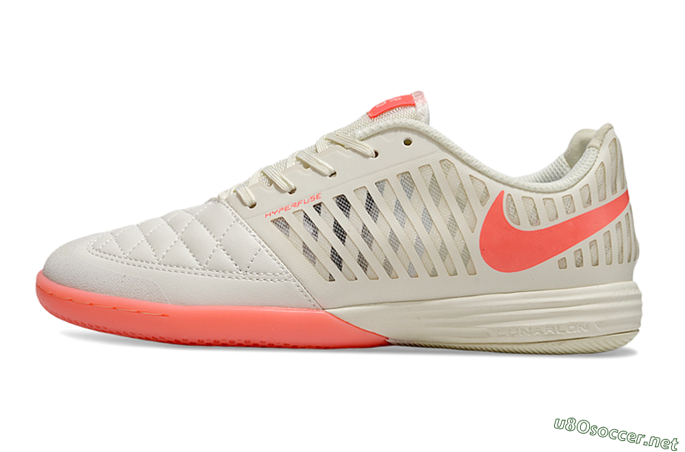 Unisex Nike Lunar Gato 2 IC Football Shoes - Beige/Red 0