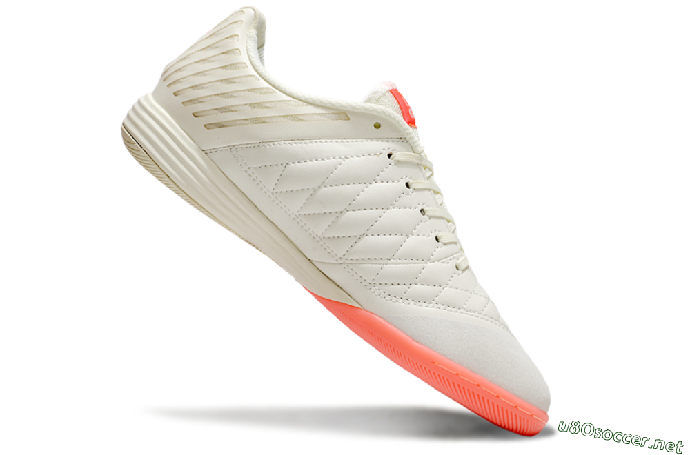 Unisex Nike Lunar Gato 2 IC Football Shoes - Beige/Red 4