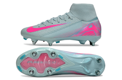 Men's Nike Air Zoom Mercurial Superfly 10 Elite SG Football Boots - Jade/Pink