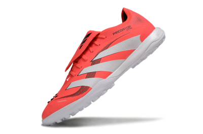 Men's Adidas Predator Elite Foldover Tongue TF Football Shoes - Red/White/Black