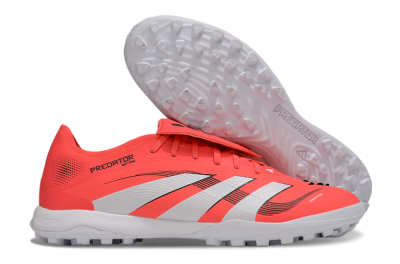 Men's Adidas Predator Elite Foldover Tongue TF Football Shoes - Red/White/Black