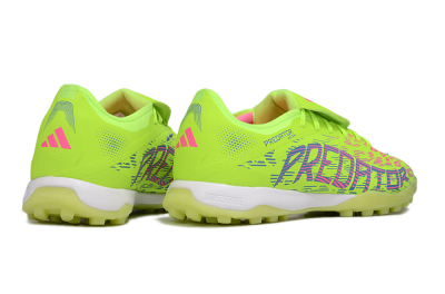 Men's Adidas Predator Elite Foldover Tongue TF Football Shoes - Yellow/Pink/White