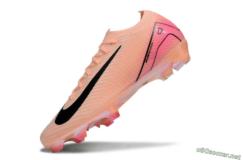 Unisex Nike Air Zoom Mercurial Vapor 16 Elite FG Football Boots - Pink/Black/Gold 5