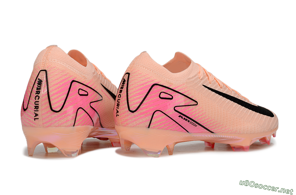 Unisex Nike Air Zoom Mercurial Vapor 16 Elite FG Football Boots - Pink/Black/Gold 6