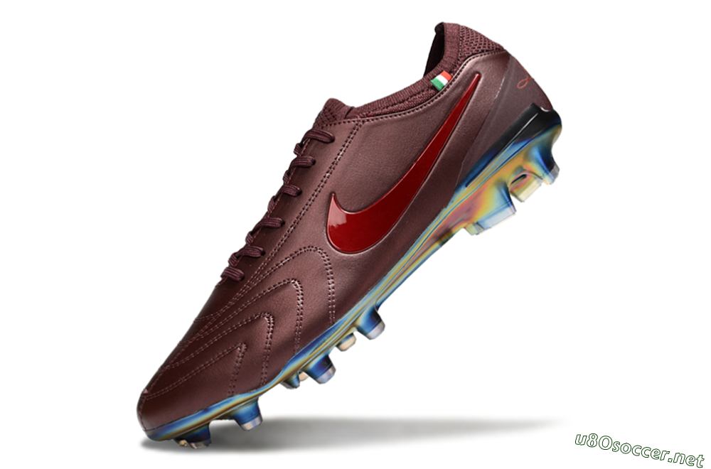 Men's Nike Tiempo Legend 10 Elite FG Football Boots - Red/Gold 5