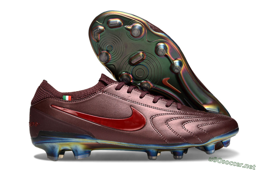 Men's Nike Tiempo Legend 10 Elite FG Football Boots - Red/Gold 2