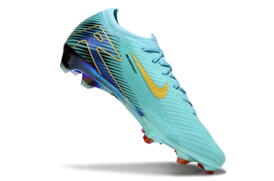 Unisex Nike Air Zoom Mercurial Vapor 16 Elite FG Football Boots - Jade/Gold/Blue