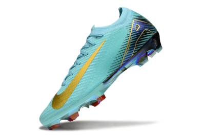 Unisex Nike Air Zoom Mercurial Vapor 16 Elite FG Football Boots - Jade/Gold/Blue
