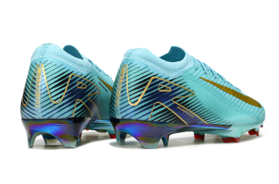 Unisex Nike Air Zoom Mercurial Vapor 16 Elite FG Football Boots - Jade/Gold/Blue