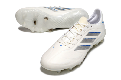 Men's Adidas Copa Pure 3 Elite FG Football Boots - White/Silver/Blue