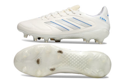 Men's Adidas Copa Pure 3 Elite FG Football Boots - White/Silver/Blue