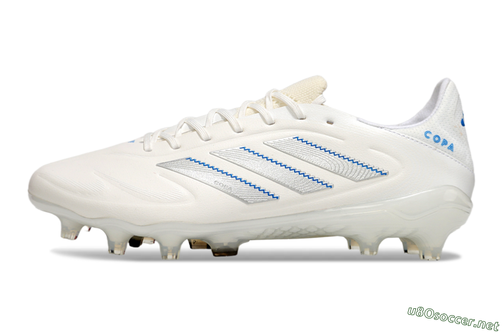 Men's Adidas Copa Pure 3 Elite FG Football Boots - White/Silver/Blue 0