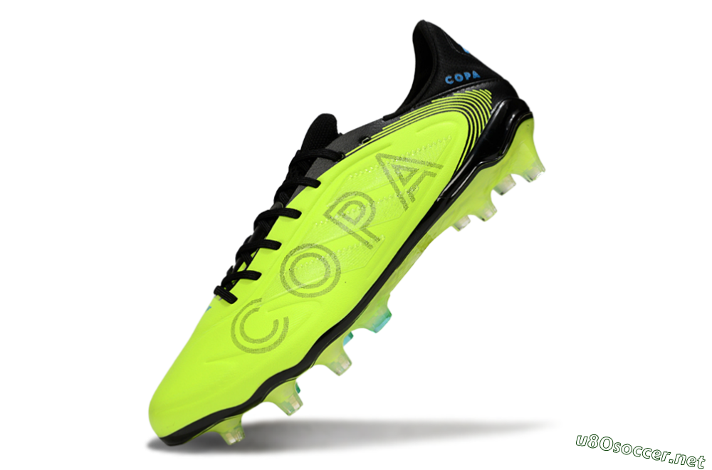 Men's Adidas Copa Pure 3 Elite FG Football Boots - Yellow/Black/Blue 5