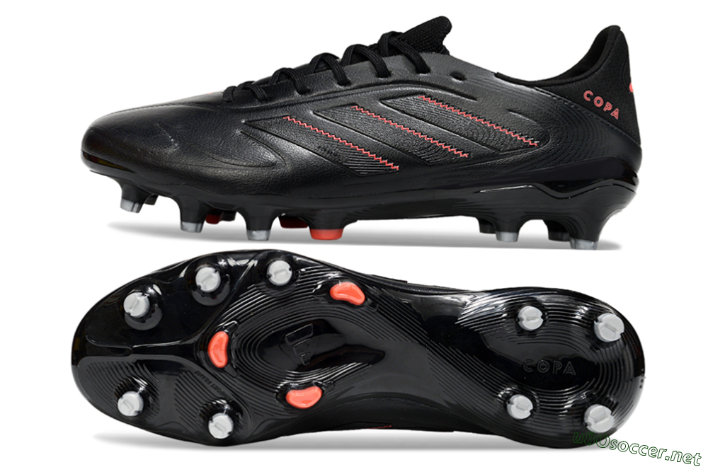 Men's Adidas Copa Pure 3 Elite FG Football Boots - Black/Red 1